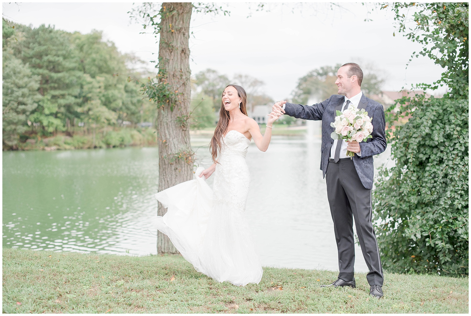 joyful bride