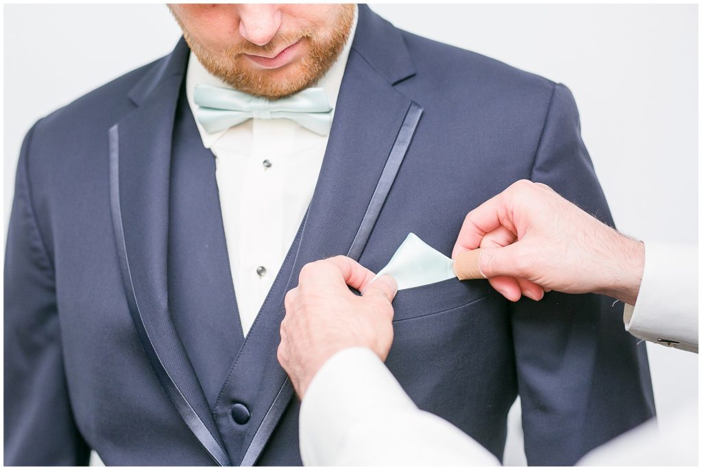 groom getting ready