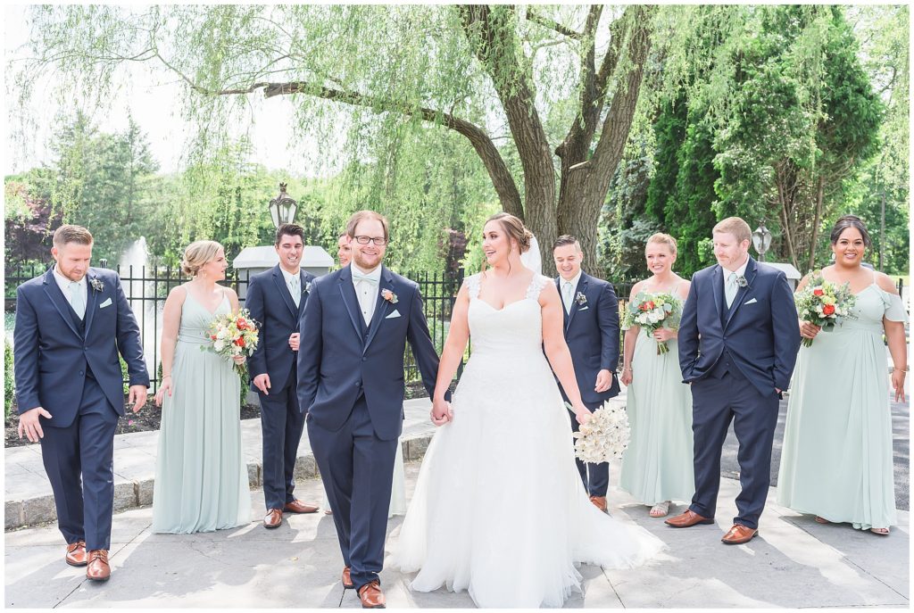 bridgewater manor summer wedding