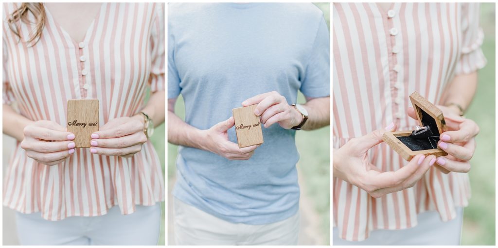 wooden ring box