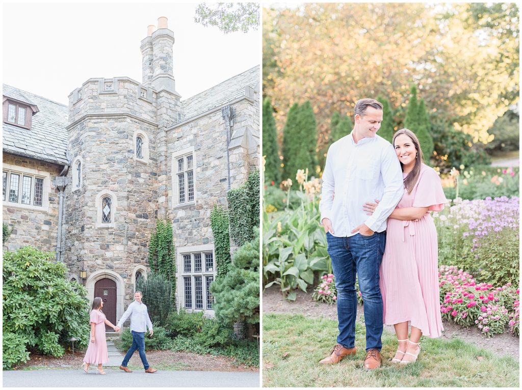 nj botanical garden engagement