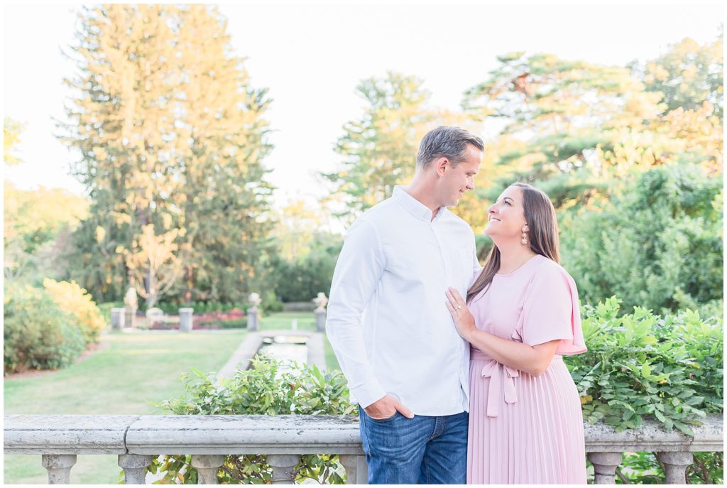 nj botanical garden engagement