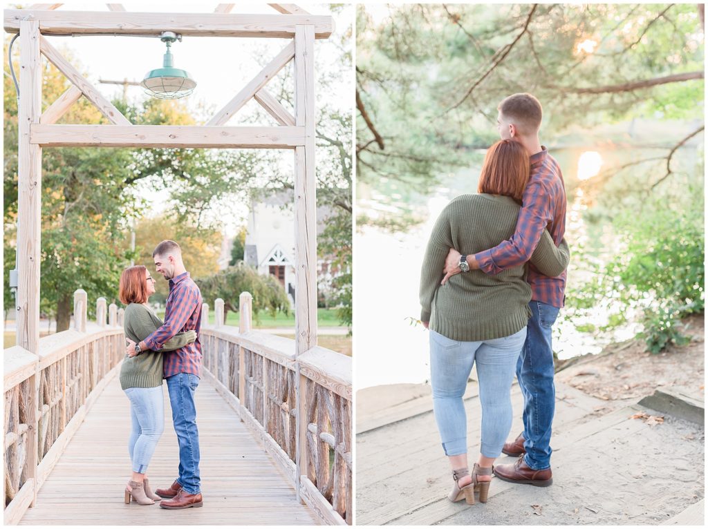 spring lake engagement photos