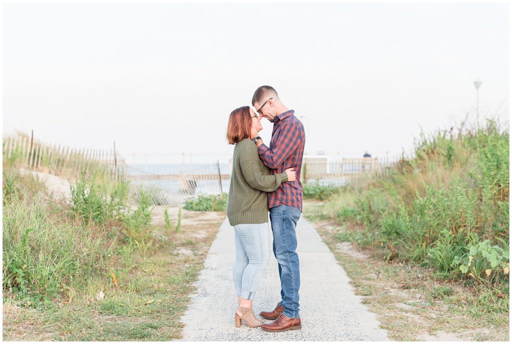 spring lake engagement photos