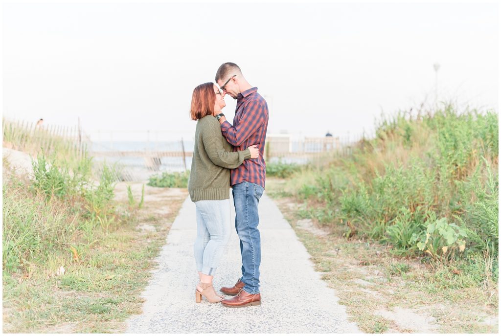 spring lake engagement photos