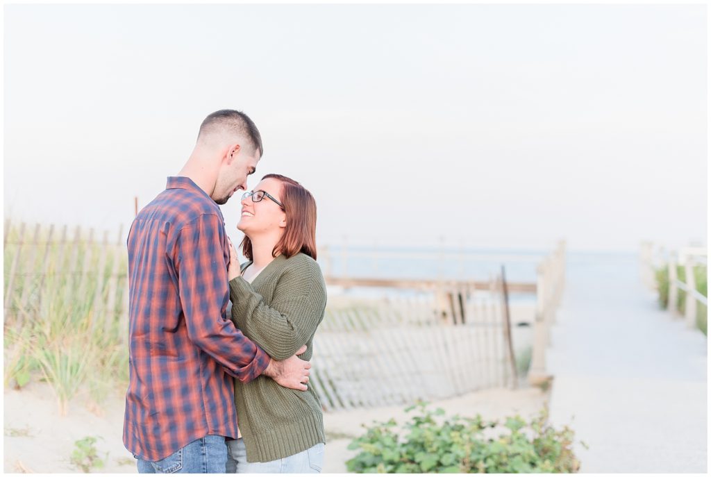 spring lake engagement photos