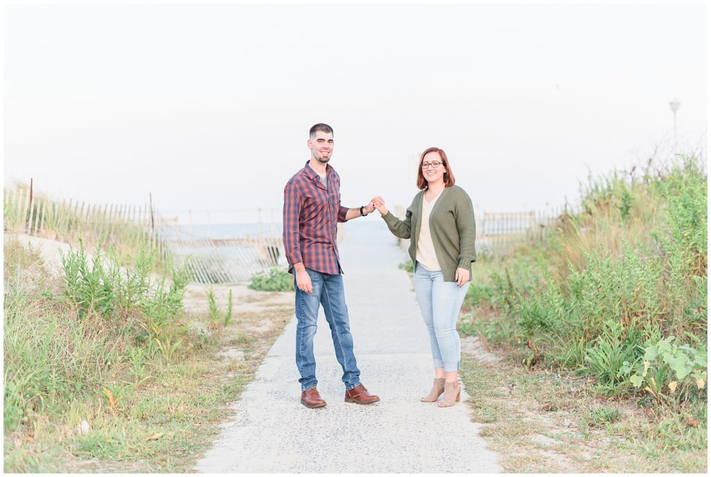 spring lake engagement photos