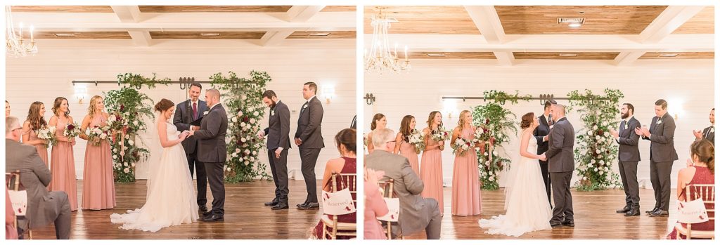 rustic indoor ceremony nj