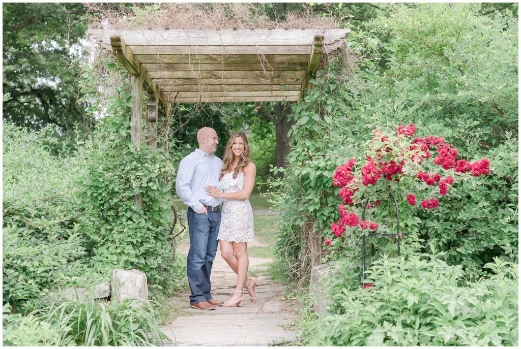 enchanted garden engagement