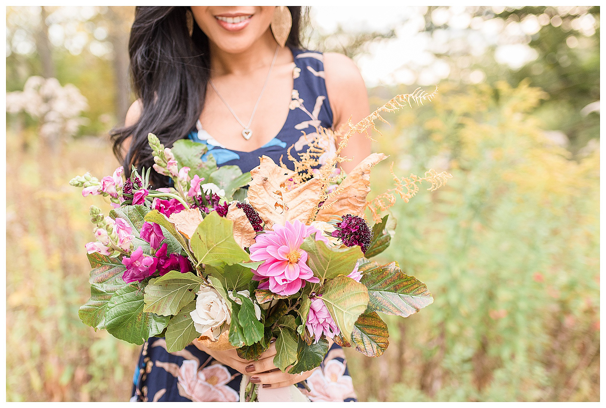 fall engagement photos