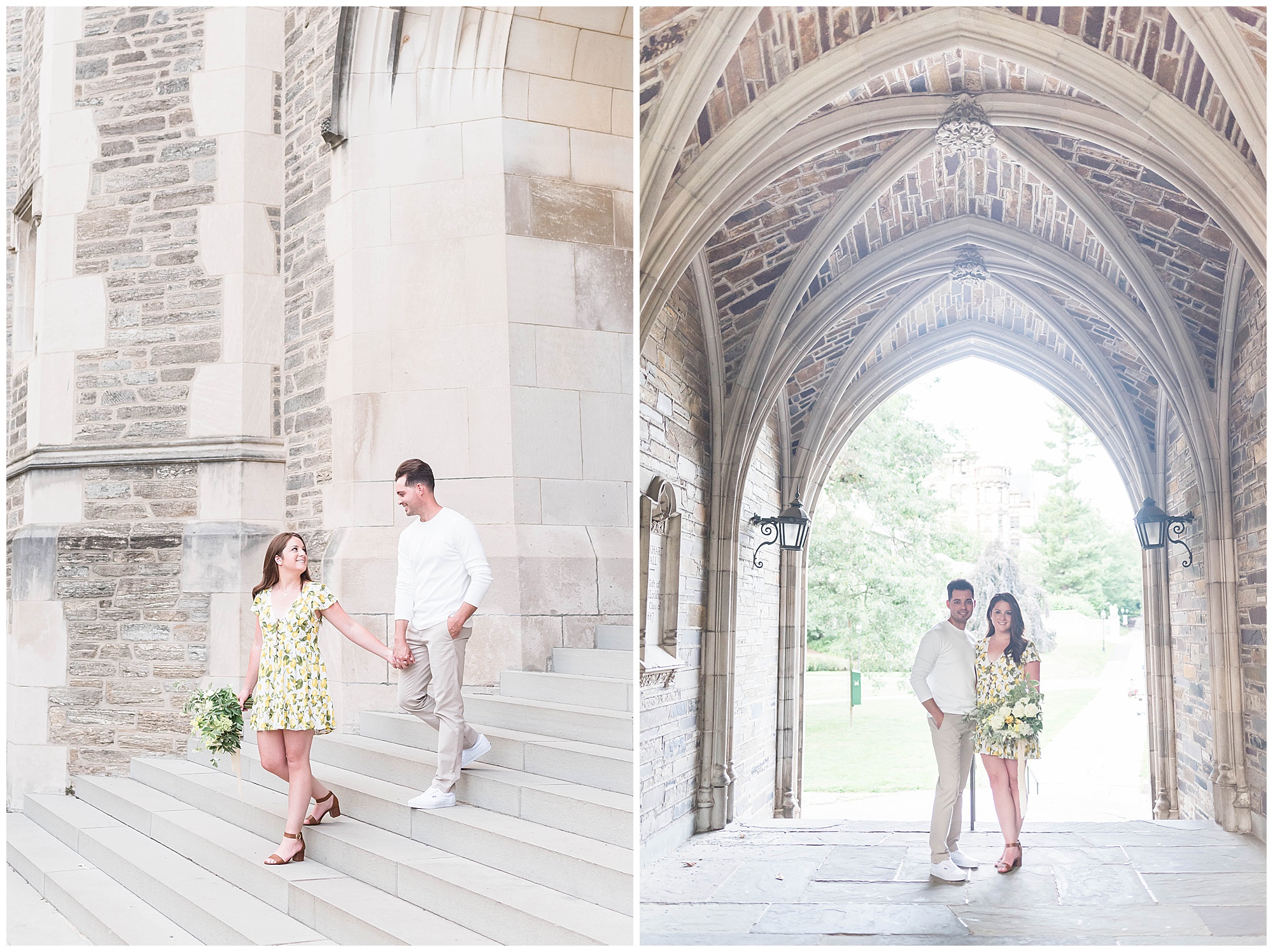 Princeton university engagement photos