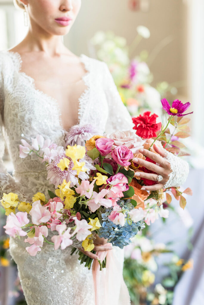 whimsical wedding bouquet