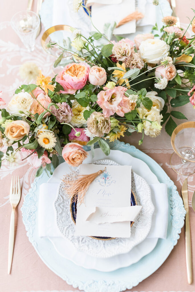 whimsical tablescape