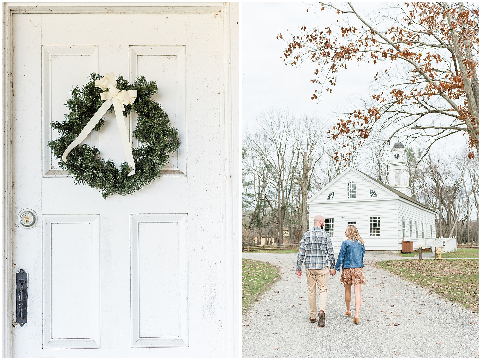 fall engagement photos