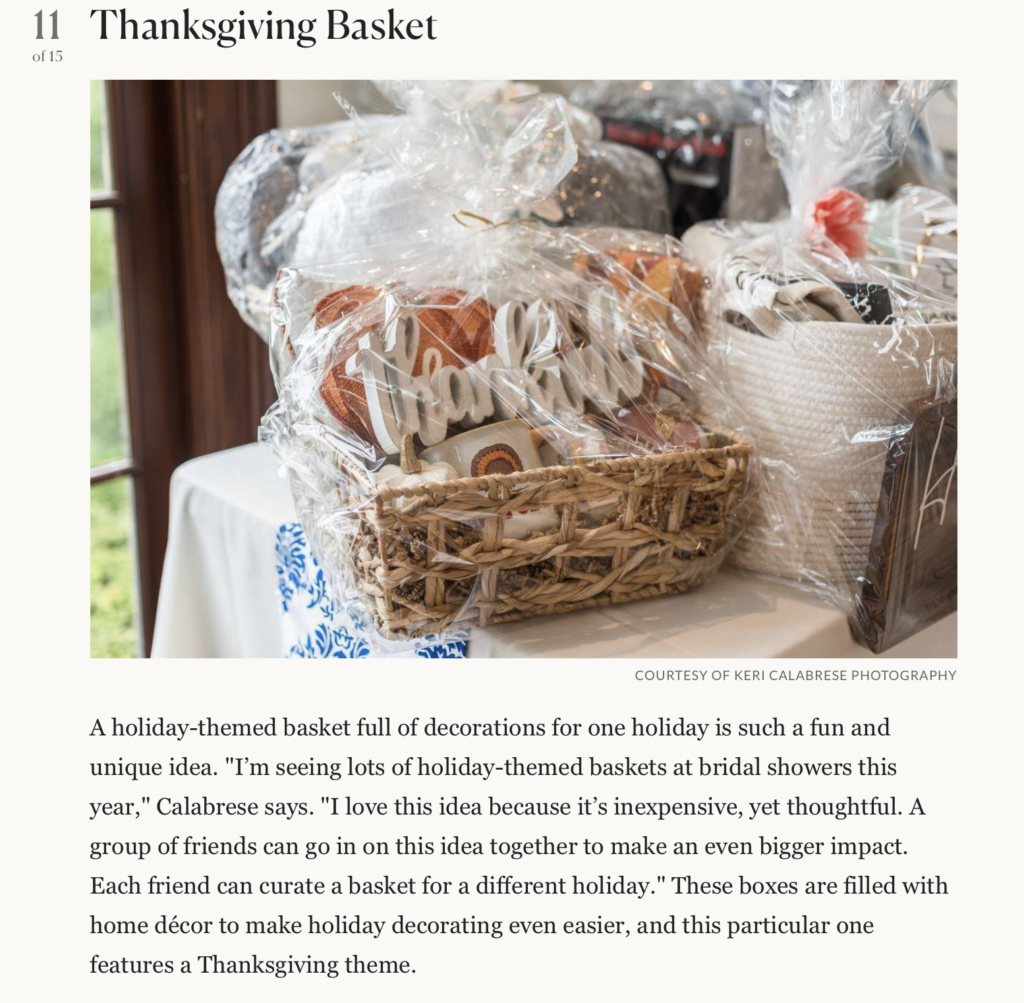 thanksgiving gift basket