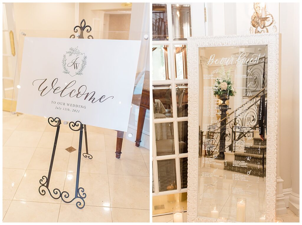 welcome to wedding sign