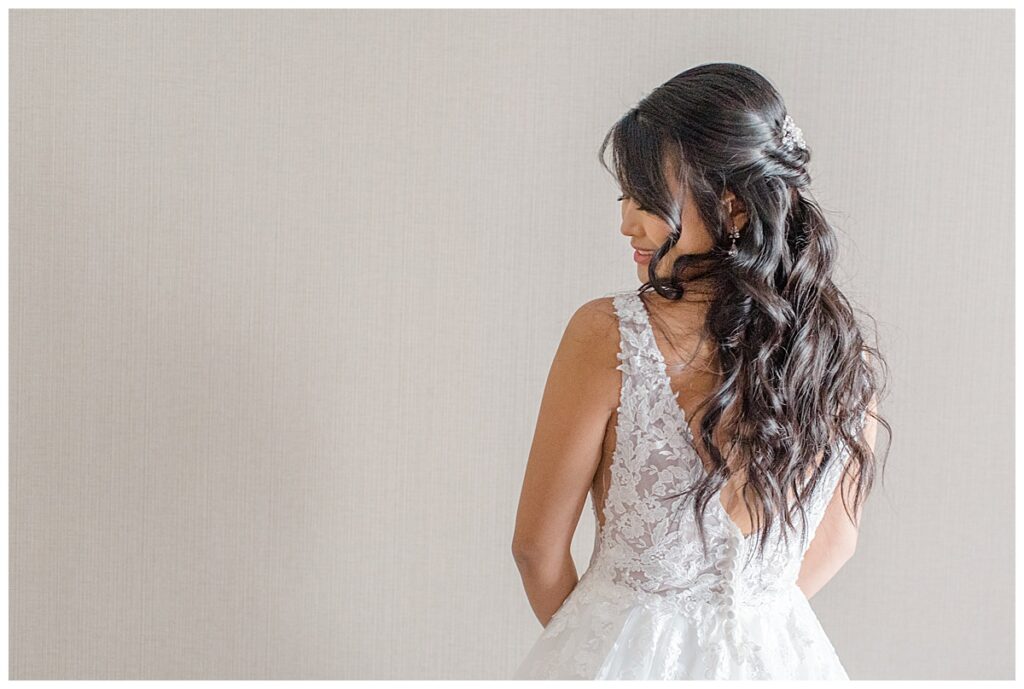 bride in madison hotel