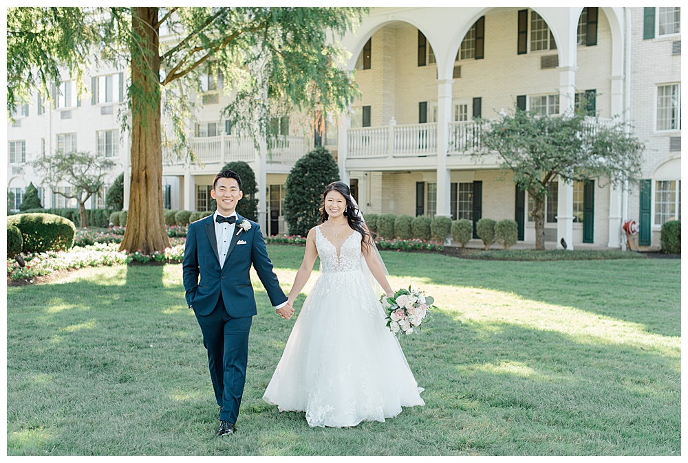 beautiful bride in princess dress