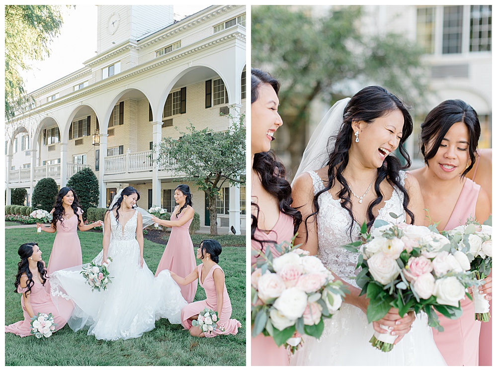 blush and ivory wedding