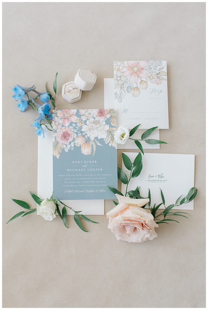 minted wedding invitation suite