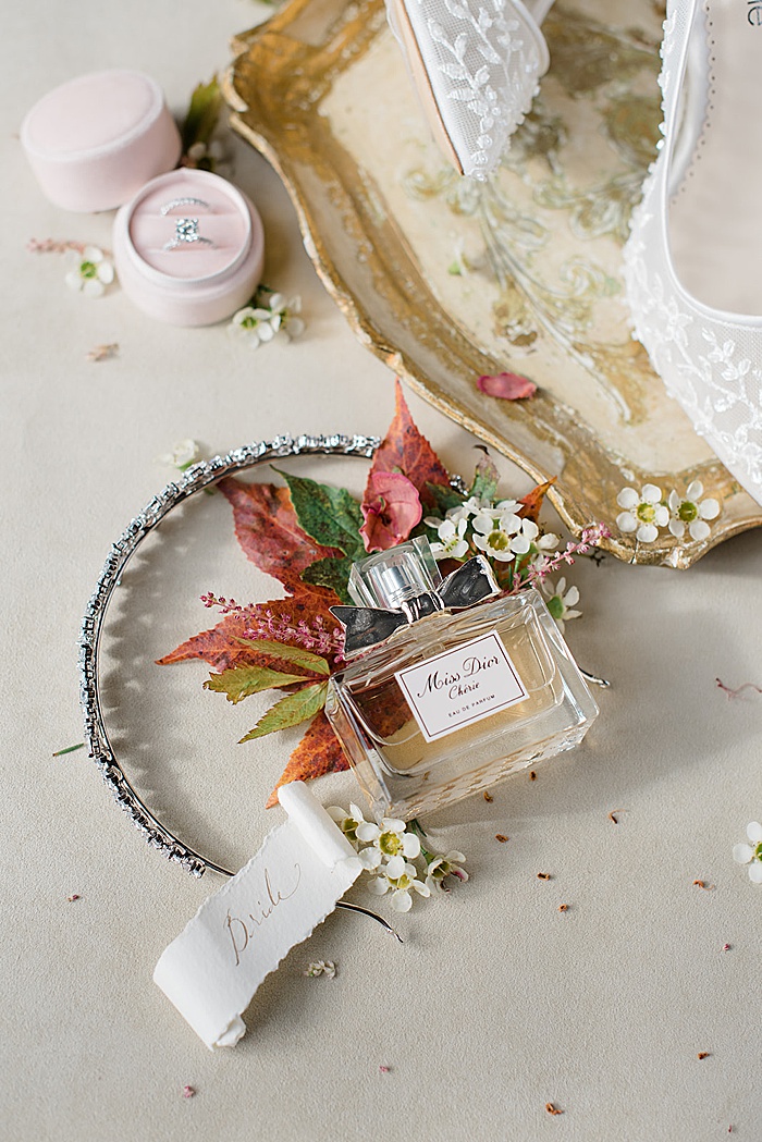 fall wedding details