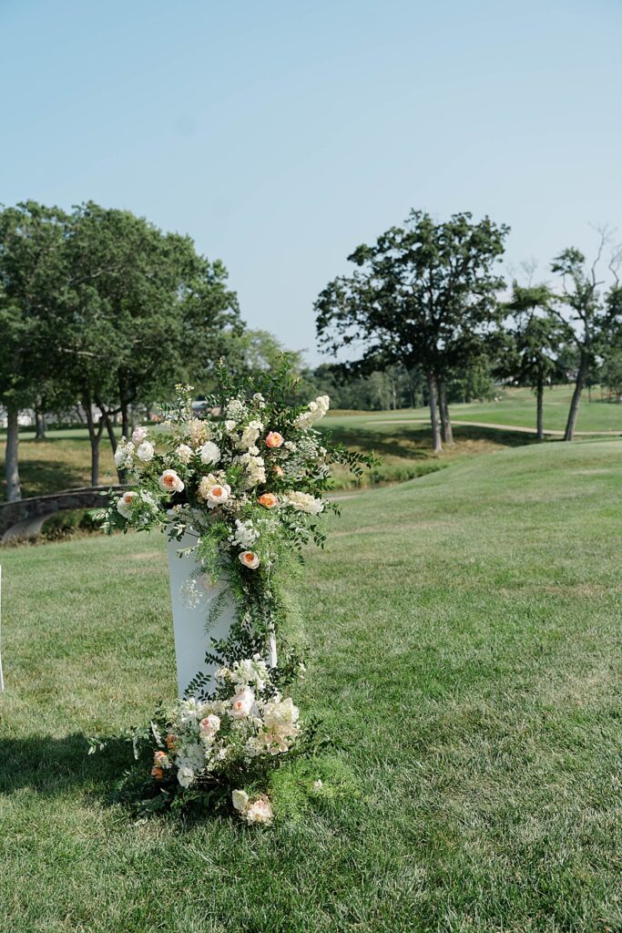 ceremony on spring lake golf club