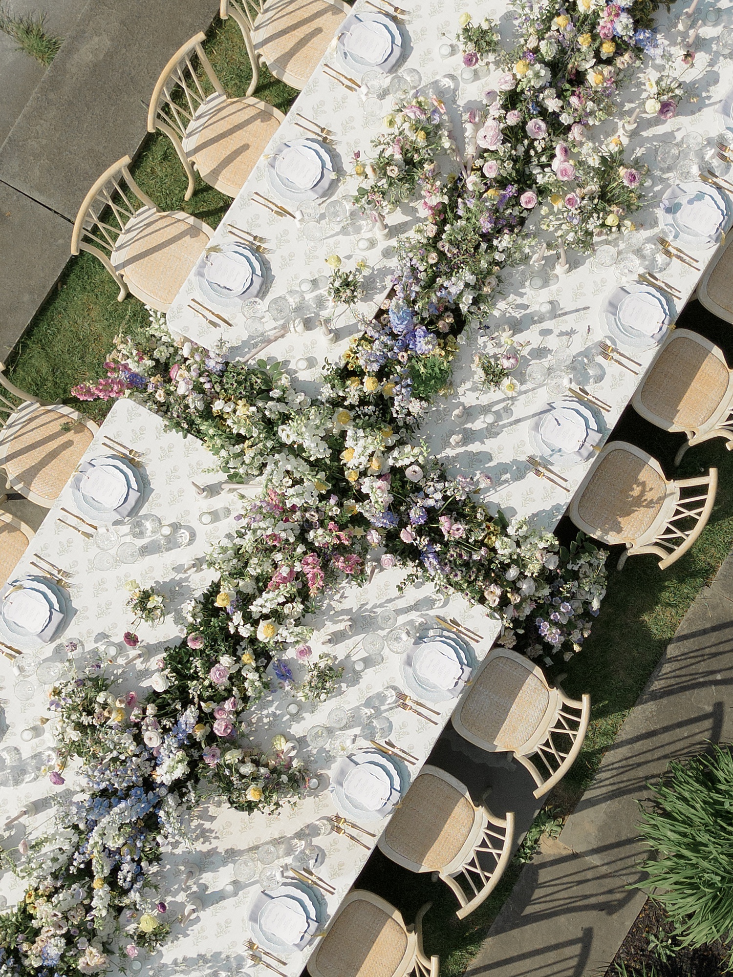 wedding reception table
