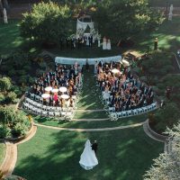 jasna polana ceremony drone shot
